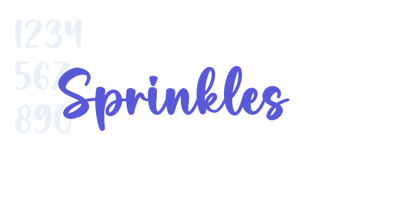 Sprinkles font free