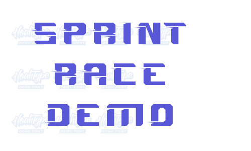 Sprint Race Demo Font