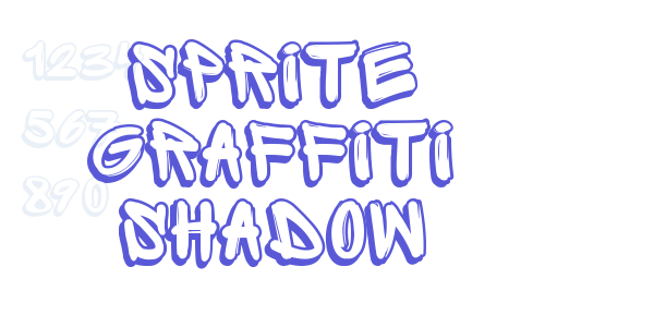 Sprite Graffiti Shadow font free