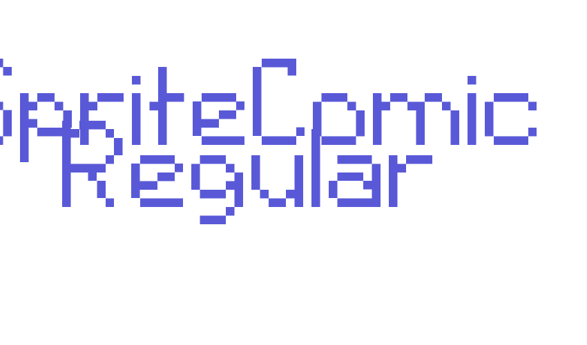 SpriteComic Regular Font Download