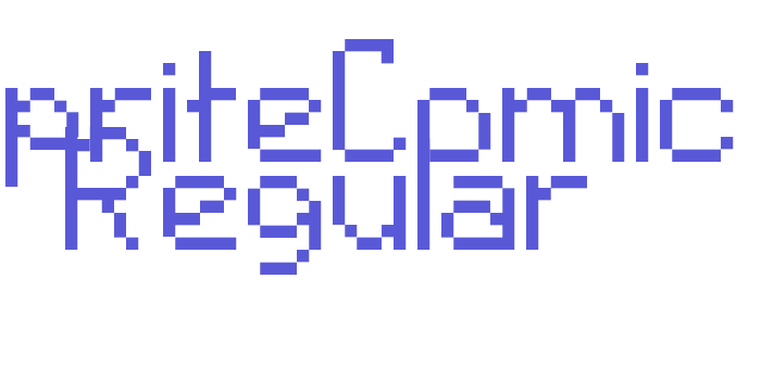 SpriteComic Regular Font Download