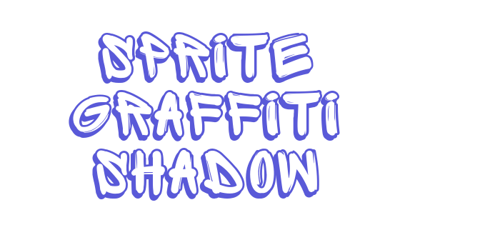 Sprite Graffiti Shadow Font Download