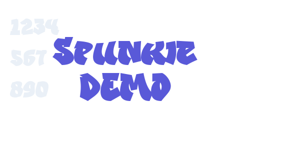 Spunkie DEMO font