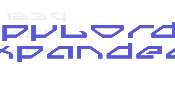 Spylord Expanded font free