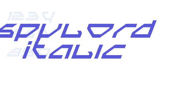 Spylord Italic font free