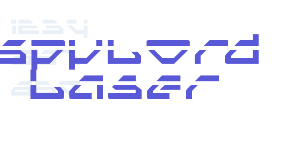 Spylord Laser font free