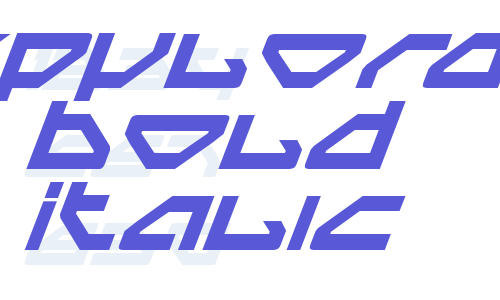 Spylord Bold Italic Font