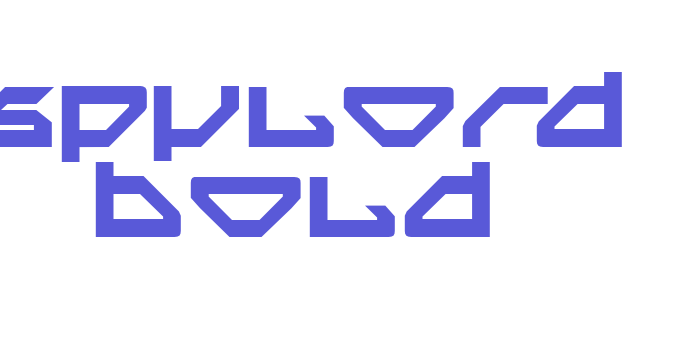 Spylord Bold Font