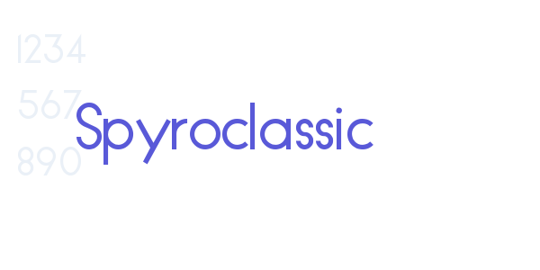 Spyroclassic font free