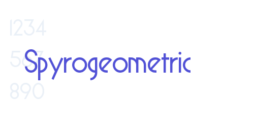 Spyrogeometric-font-download