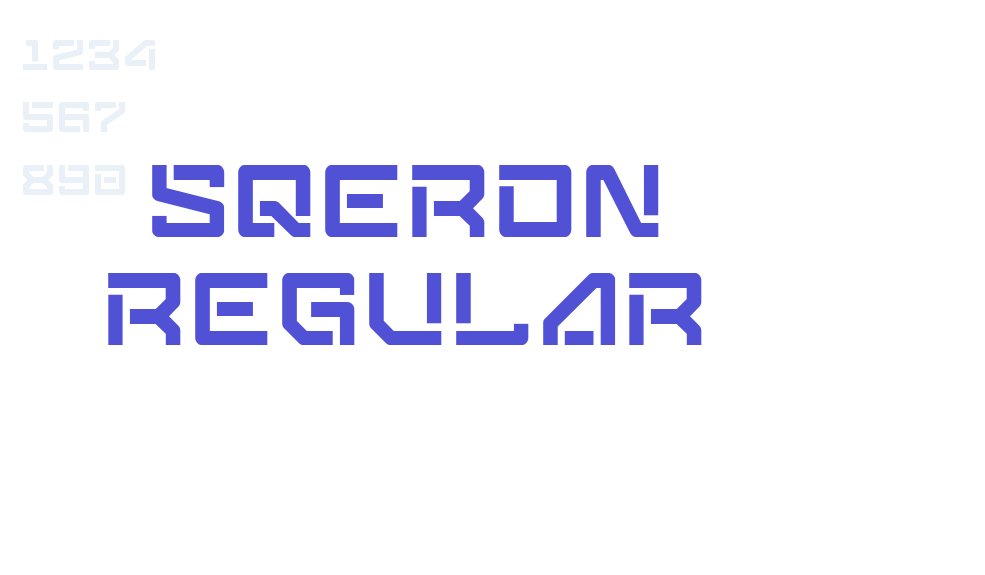 Sqeron Regular-font-download