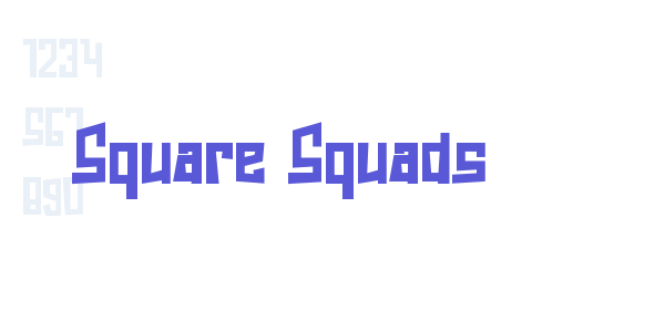 Square Squads font free