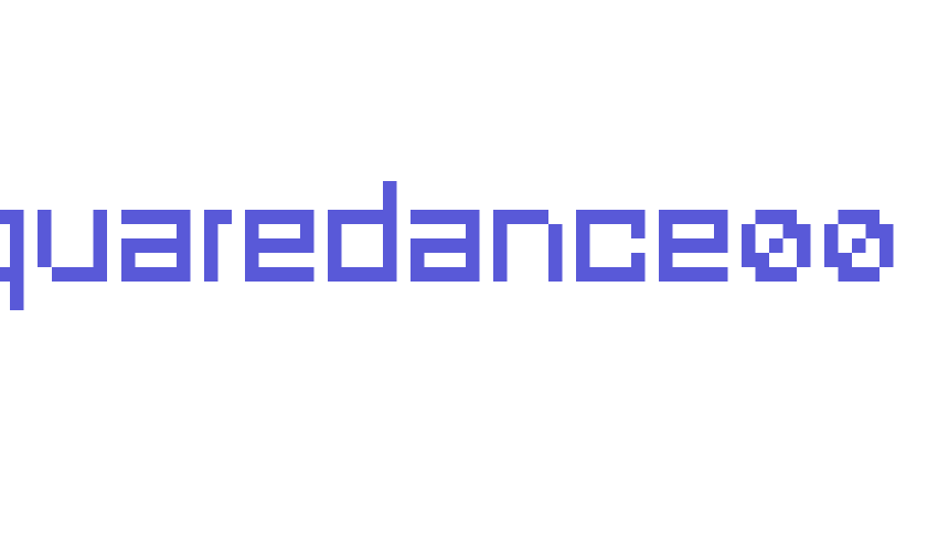 SquareDance00 Font