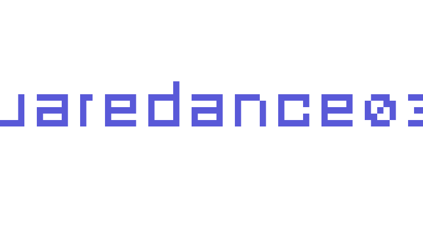 SquareDance03 Font