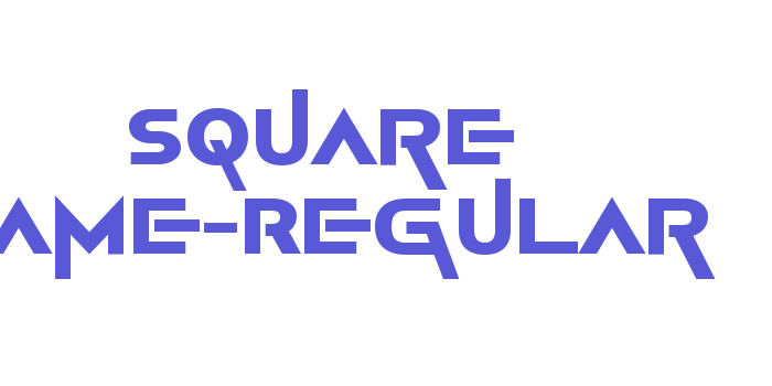 Square Game-Regular Font Download