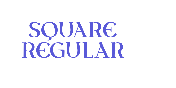 Square Regular Font Download