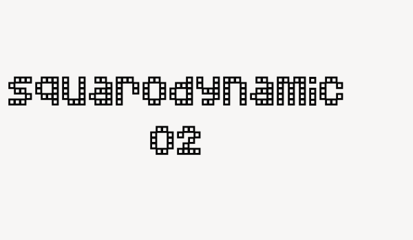 Squarodynamic 02 Font