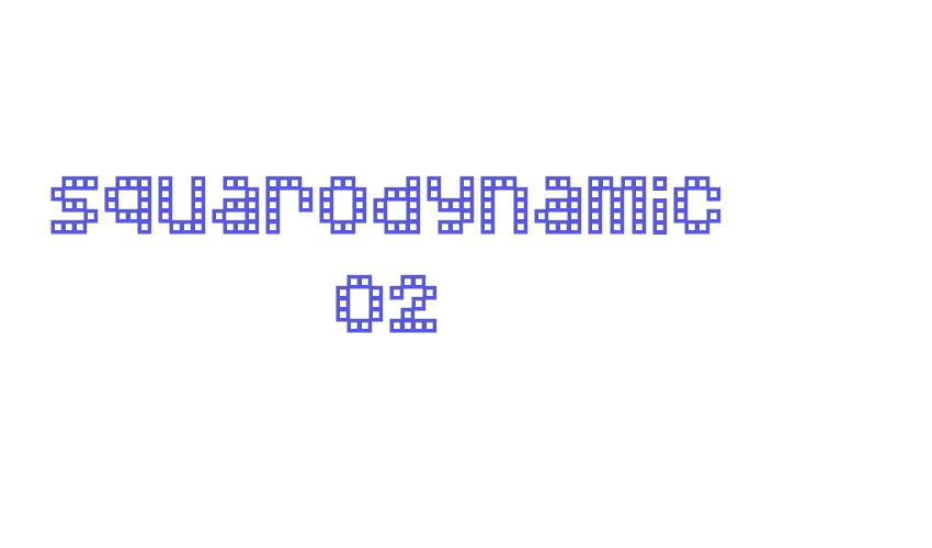 Squarodynamic 02 Font Download