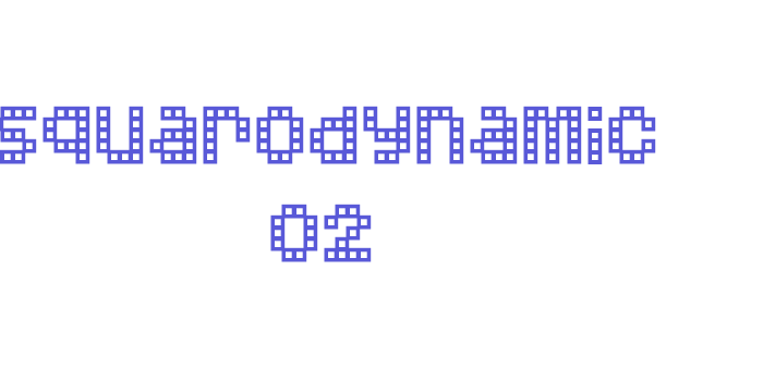 Squarodynamic 02 Font