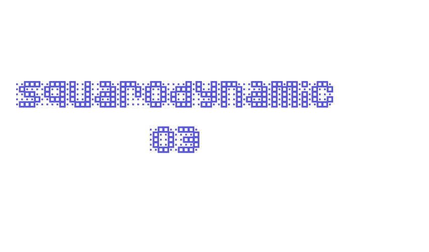 Squarodynamic 03 Font Download