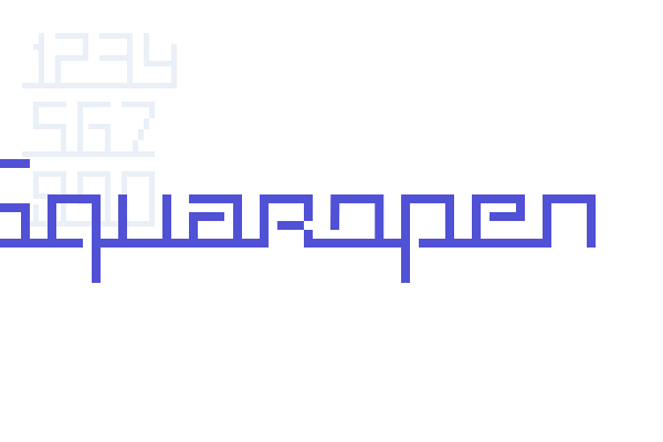 Squaropen Font Download