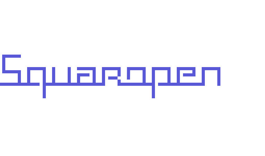 Squaropen Font