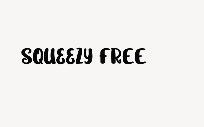 Squeezy FREE Font