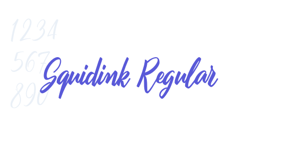 Squidink Regular font free