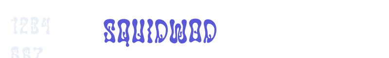 Squidwod font