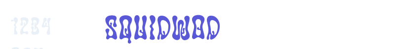 Squidwod font