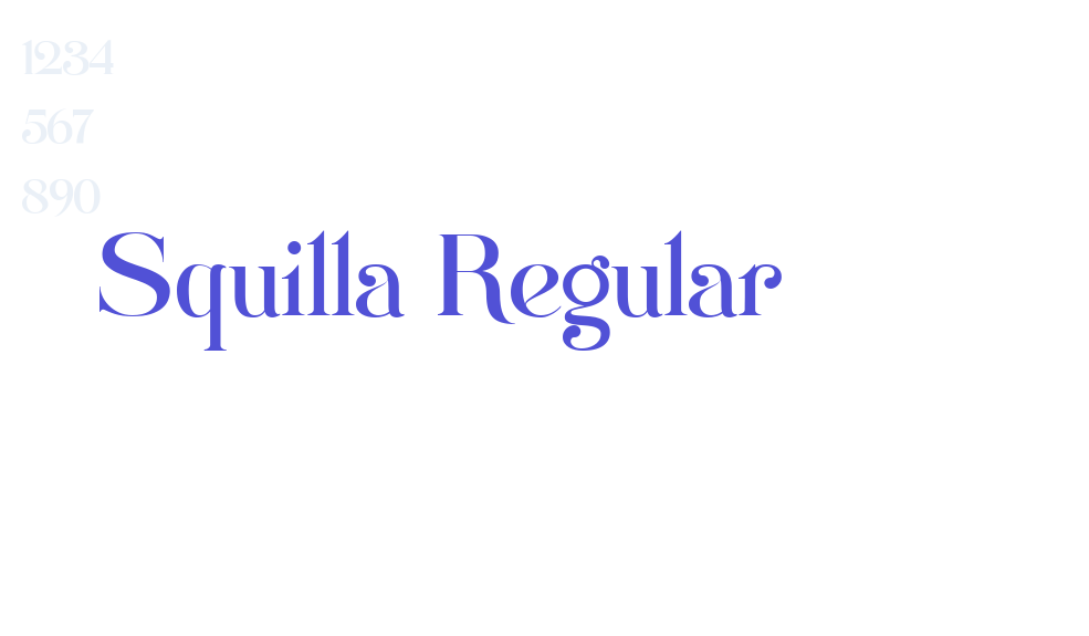 Squilla Regular-font-download