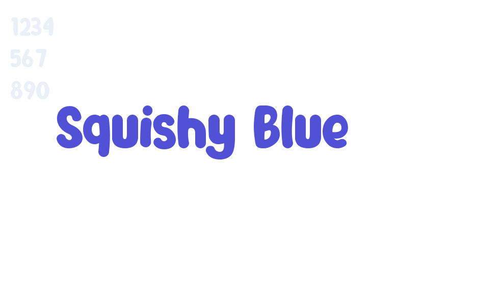 Squishy Blue-font-download