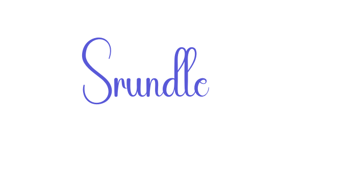 Srundle Font Download