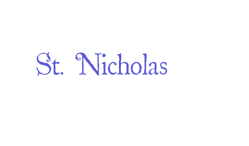 St. Nicholas Font Download