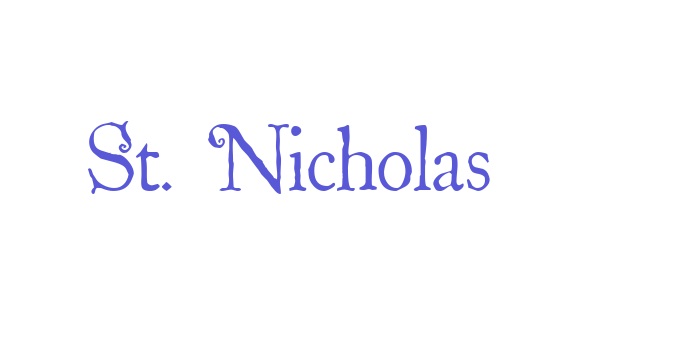 St. Nicholas Font Download