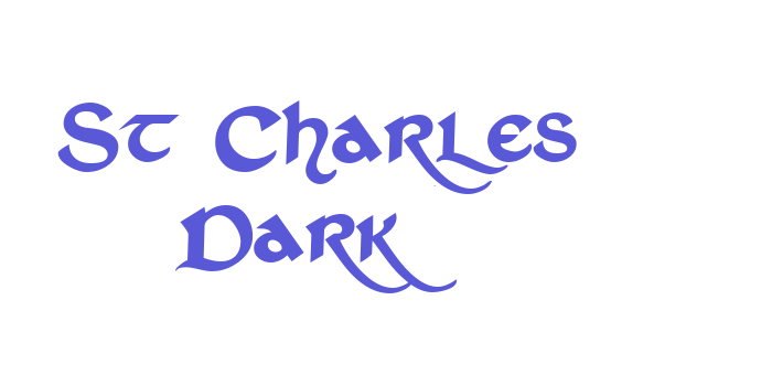 St Charles Dark Font