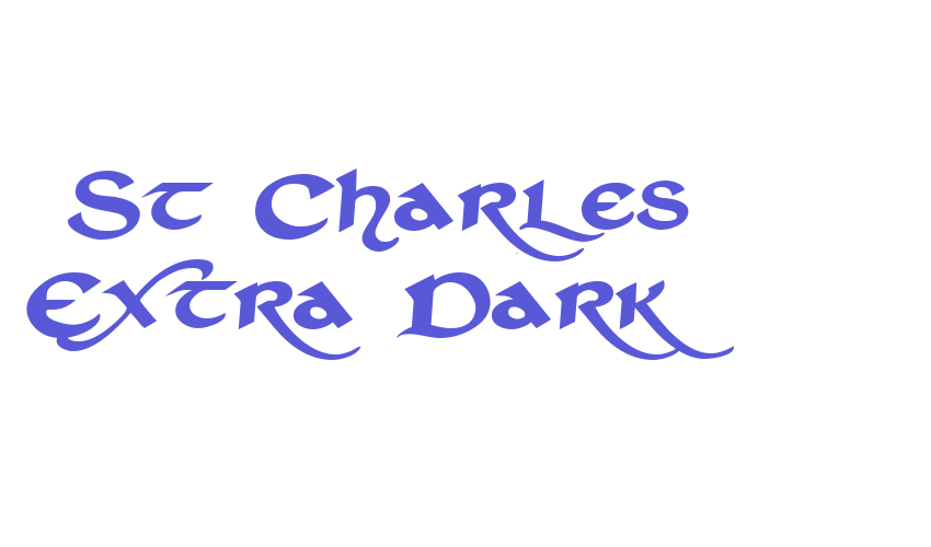 St Charles Extra Dark Font Download