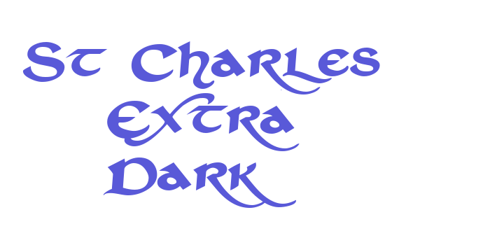 St Charles Extra Dark Font Download