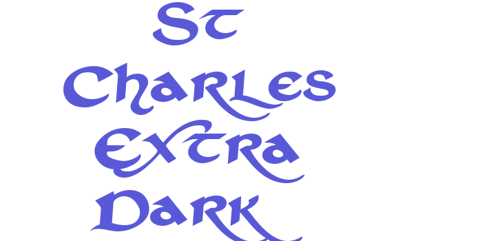 St Charles Extra Dark Font