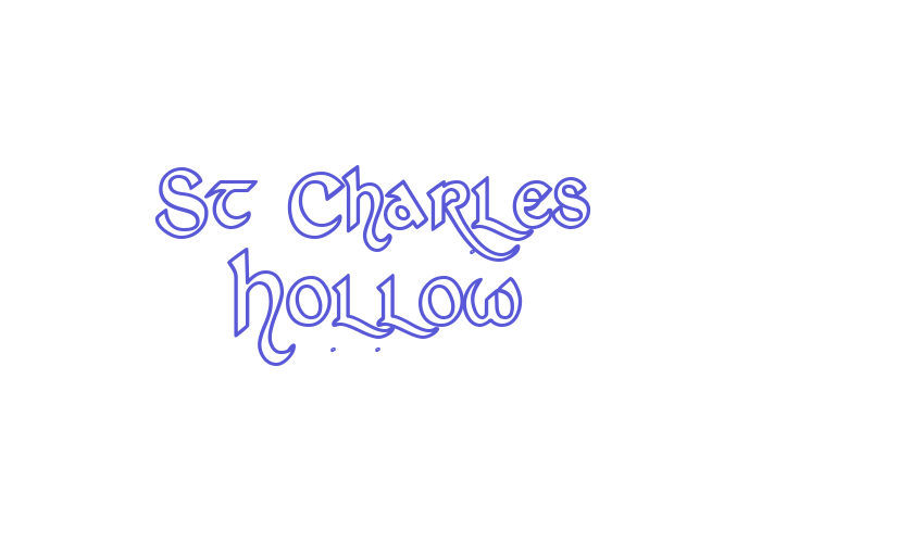 St Charles Hollow Font Download