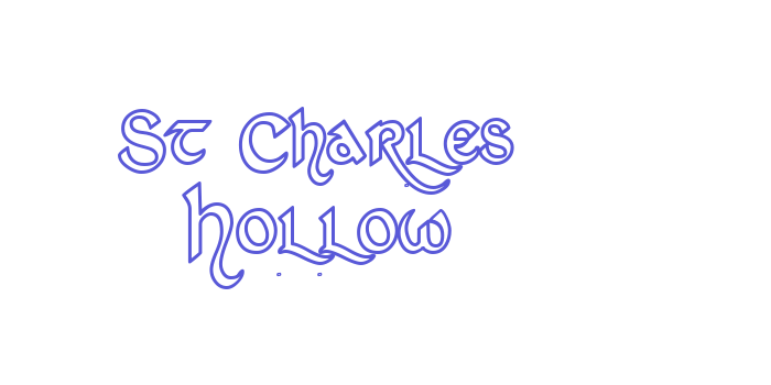 St Charles Hollow Font Download