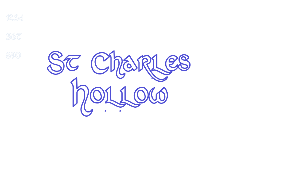 St Charles Hollow-font-download