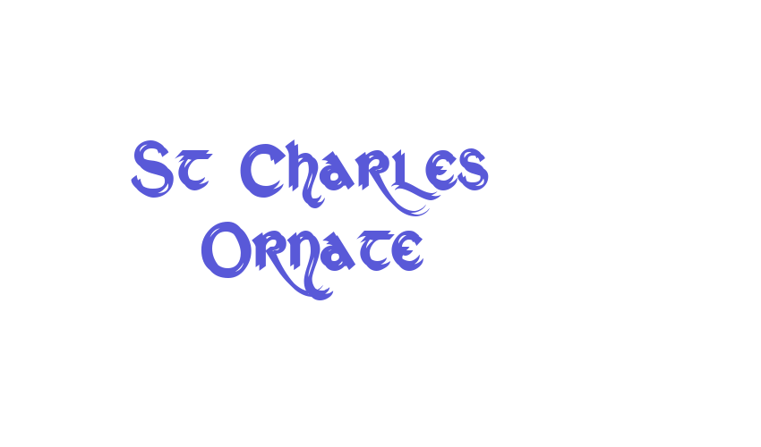 St Charles Ornate Font Download