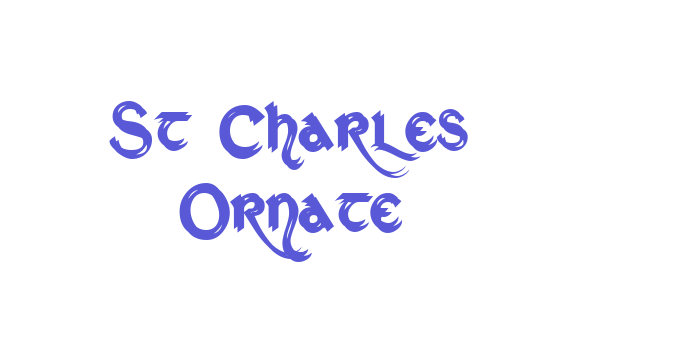 St Charles Ornate Font Download