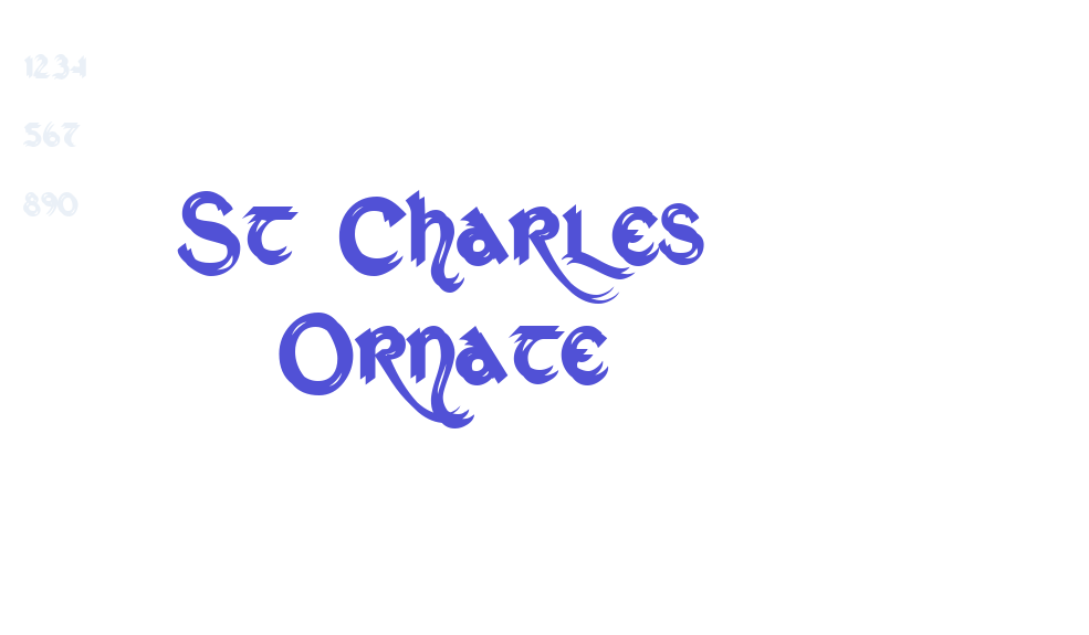 St Charles Ornate-font-download