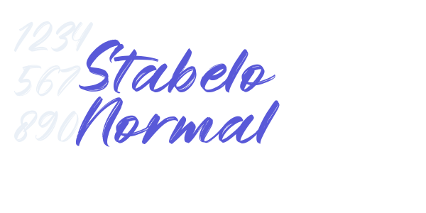 Stabelo Normal font free