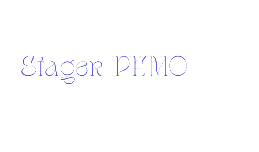 Stager DEMO Font Download