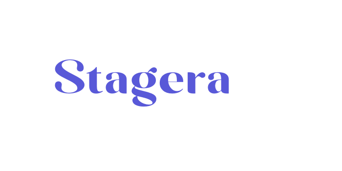 Stagera Font