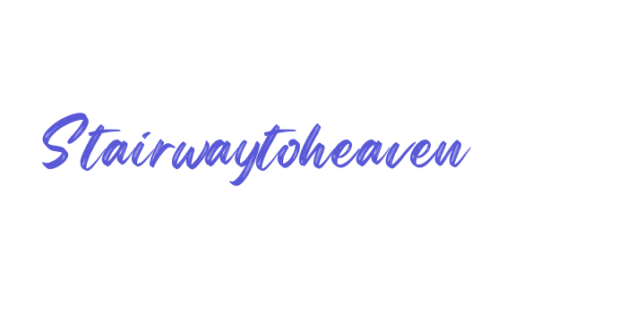 Stairwaytoheaven Font Download