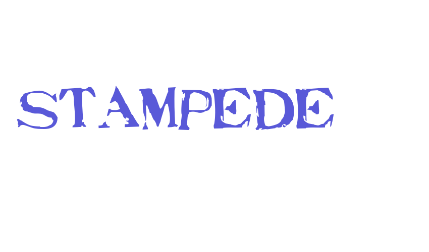 Stampede Font Download